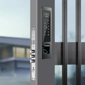 LEROND fully embedded automatic smart lock for a sleek look on weatherproof garden gates.