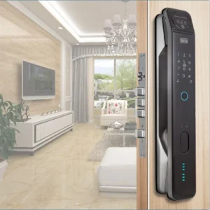 LEROND automatic smart entry door lock with facial recognition for secure and convenient access.