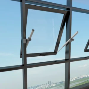 LEROND electric linear actuator for skylights and industrial windows, offering high thrust and cost-effective automation.