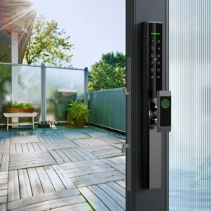 LEROND aluminum smart lock offering high value and slim design for various profile doors.