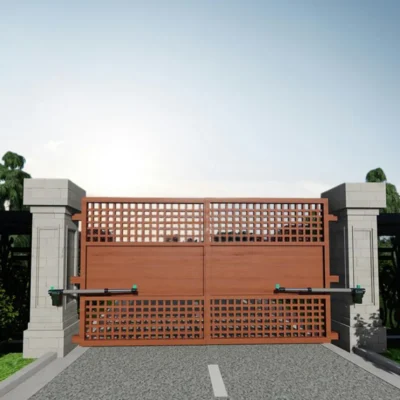 LEROND swing gate opener with flexible AC/DC power options and smart ecosystem integration.