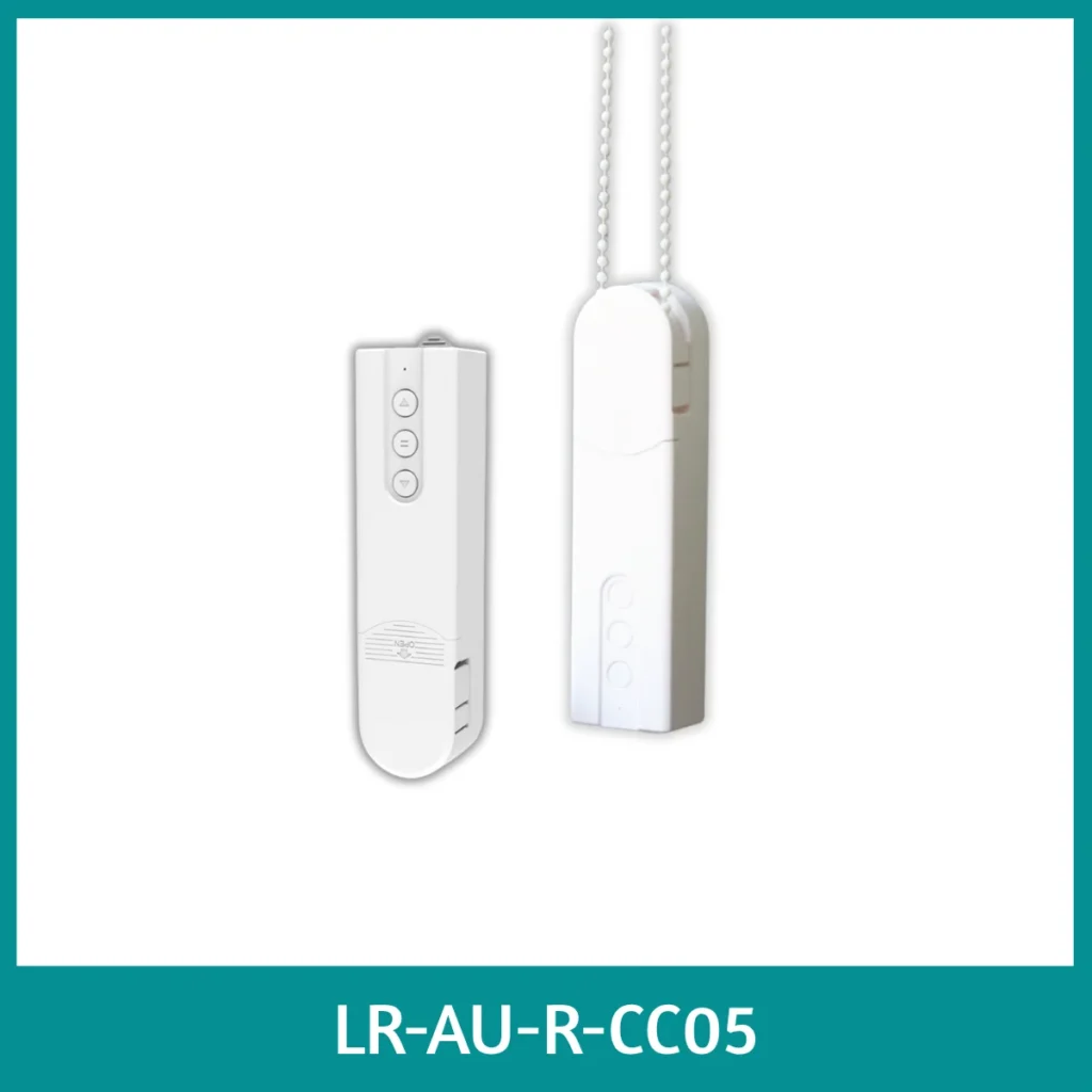 Wireless curtain robot motor with built-in rechargeable battery; easy to install without wiring, supports app and voice control via Tuya smart home system.