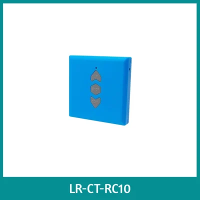 Wireless stick-on remote controller that can copy existing remote signals; features self-adhesive mounting and multi-channel pairing for lighting, curtain or window control.