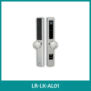 LEROND stainless steel smart lock designed for slim profile doors like aluminum and PVC.