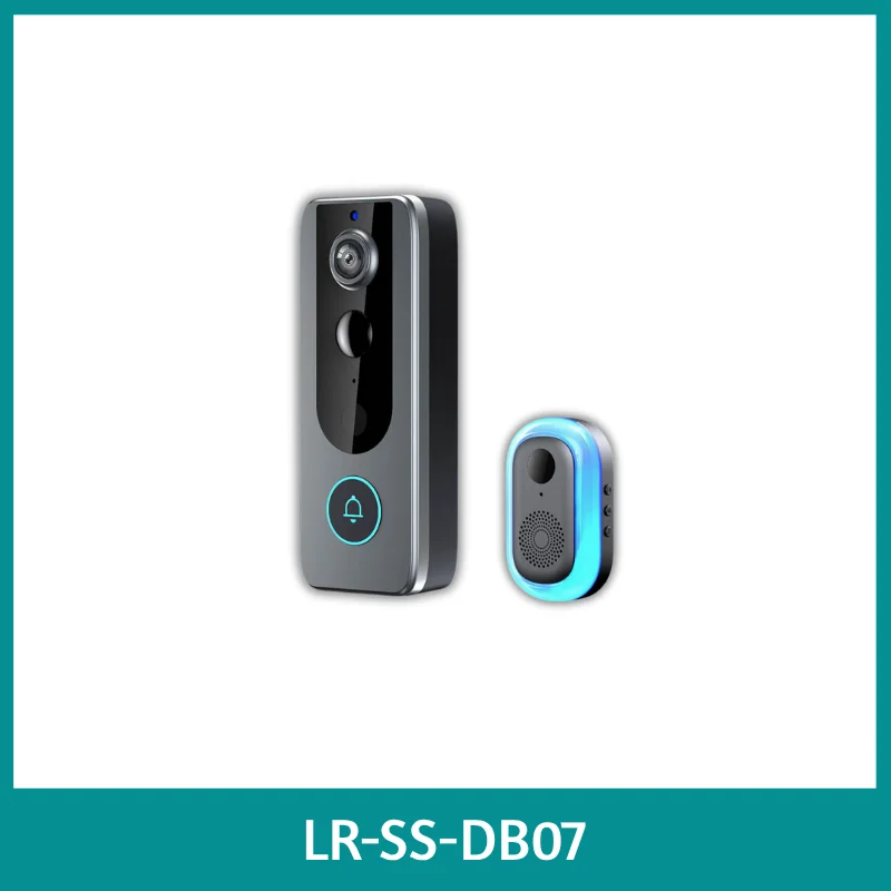 LEROND WiFi video doorbell with built-in chime for indoor and outdoor home security monitoring.