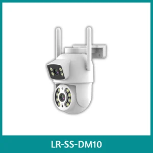 LEROND waterproof dual-head security camera providing comprehensive coverage for outdoor areas.