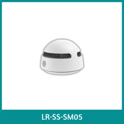 LR-SS-SM05 Smart Smoke Detector Smart smoke detector sensor for early fire warning; supports Tuya smart home linkage with window openers or alarm systems for automatic ventilation during smoke detection.