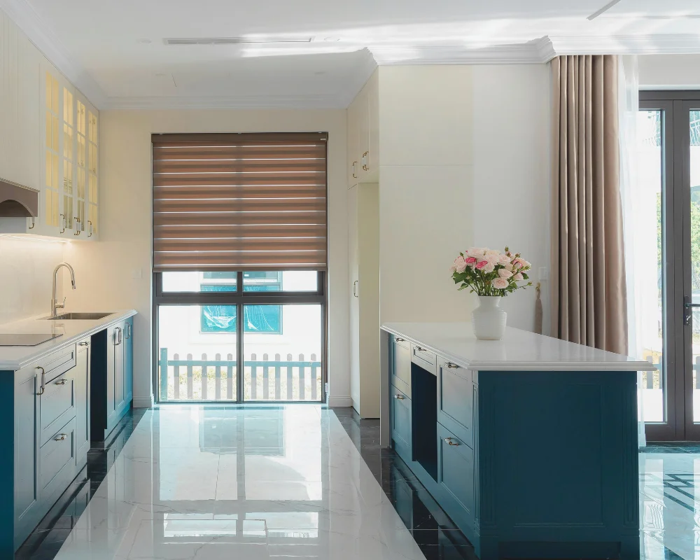 Automated shading system with motorized blinds, sunroom covers, and outdoor pergola shading motors