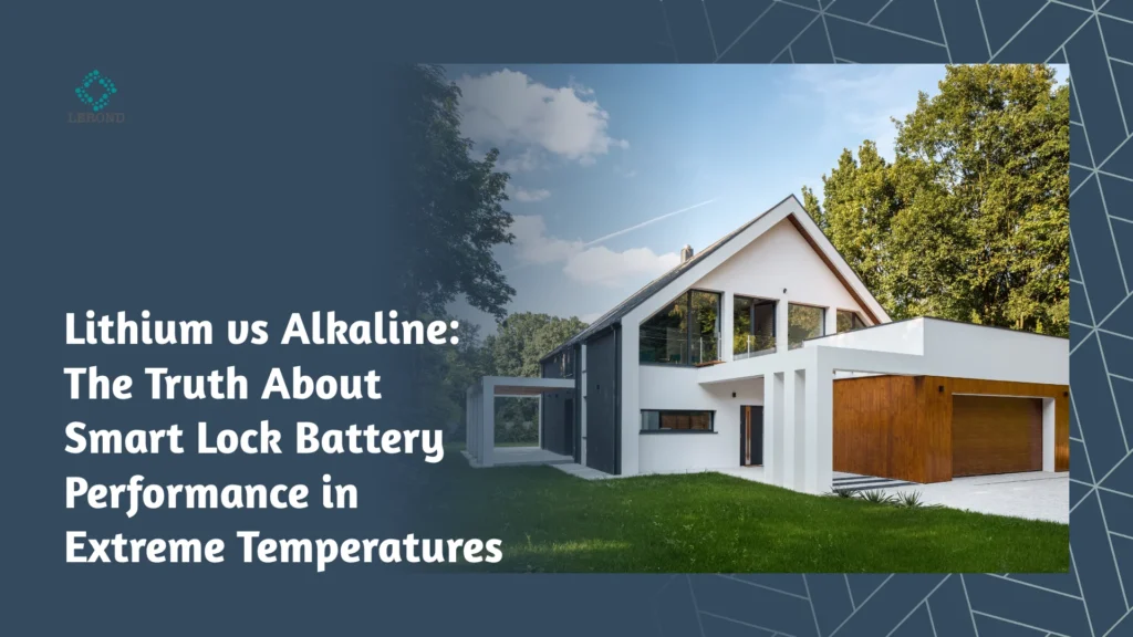 Struggling with smart lock battery failure in winter? Our in-depth guide reveals why the lithium vs alkaline battery debate is critical for your security. Discover the best battery for smart lock reliability in extreme cold and heat, and how to maximize your smart lock battery life.