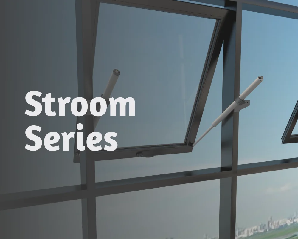 Stroom commercial electric window opener systems for smoke ventilation and building automation projects 图片 title