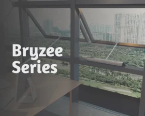 Bryzee residential electric window opener series for home ventilation and smart window automation