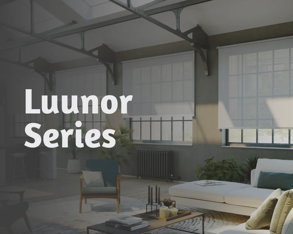Lunor tubular motor series for shading systems and smart curtain automation