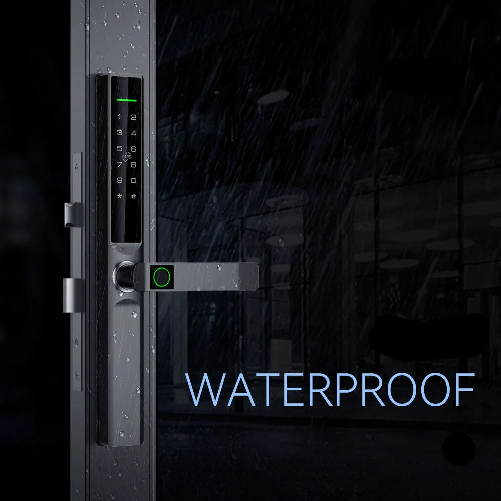 Keyless Sliding Glass Door Lock in IP65 Waterproofing Grade for Outdoor