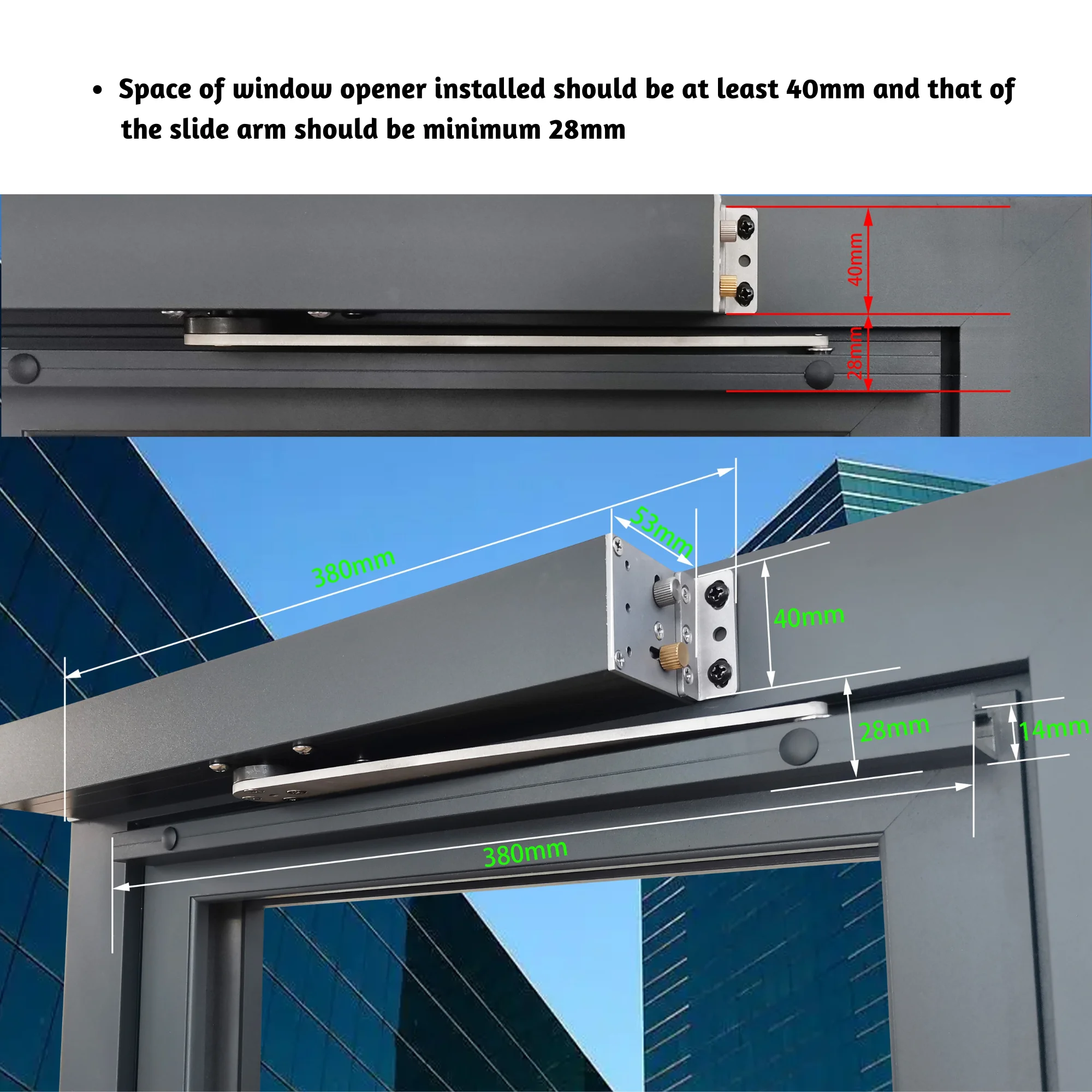 Motorized Casement Window Opener for Automatic Window Opening - Image 3