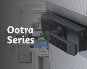 Discover Ootra smart locks for glass doors and commercial partition systems Ootra smart lock series for glass doors, office partitions and commercial access