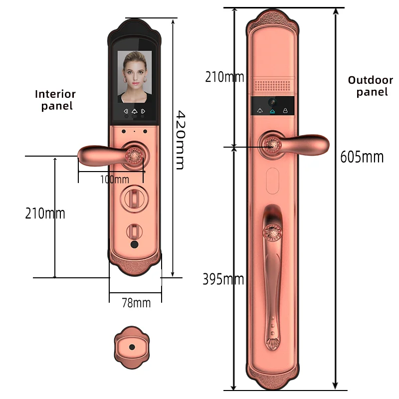 Smart Lock for Thick Doors & Security Front Doors Parameter