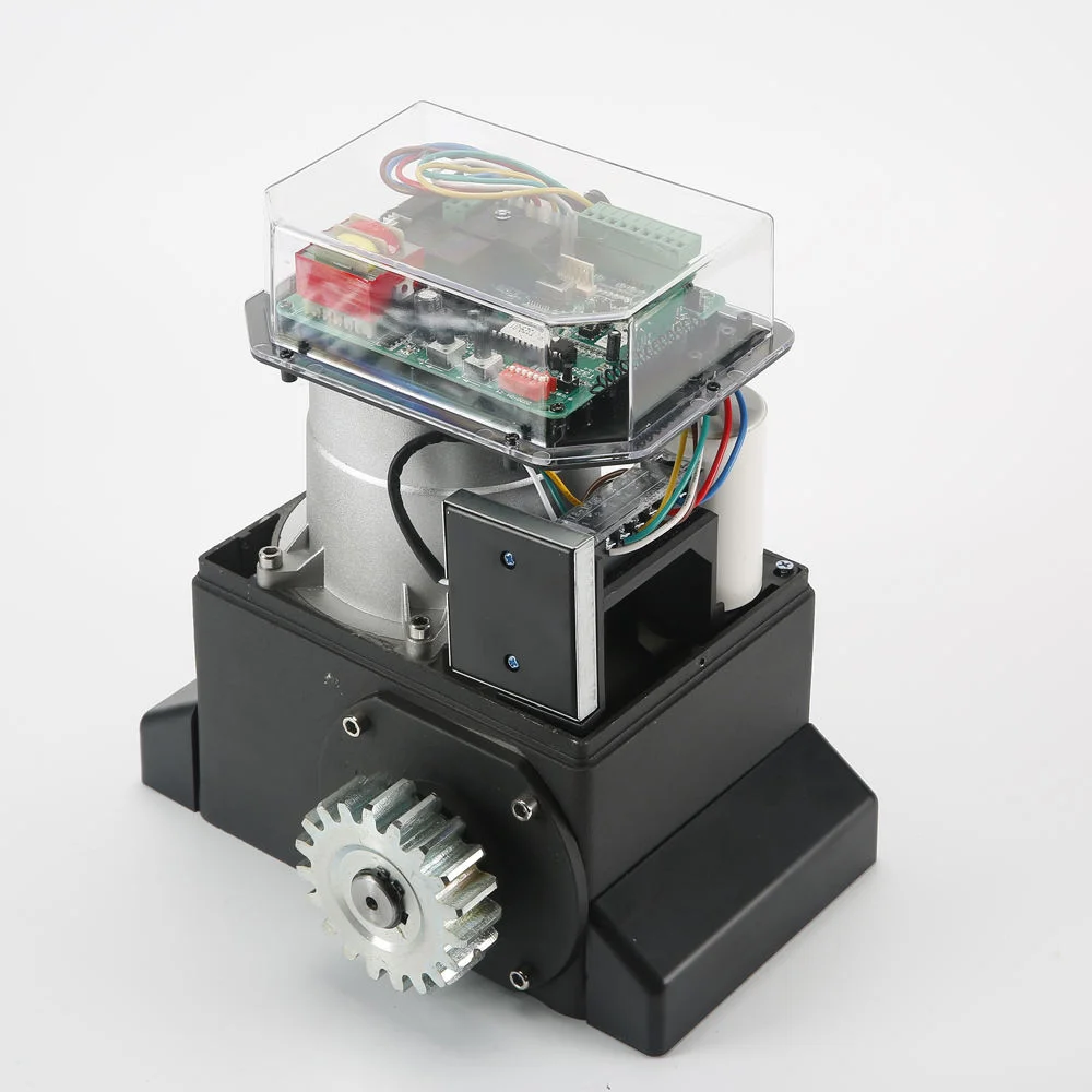 Automatic Sliding Gate Opener Kit with a Protective Cover Above its Motherboard insde for Waterproofing