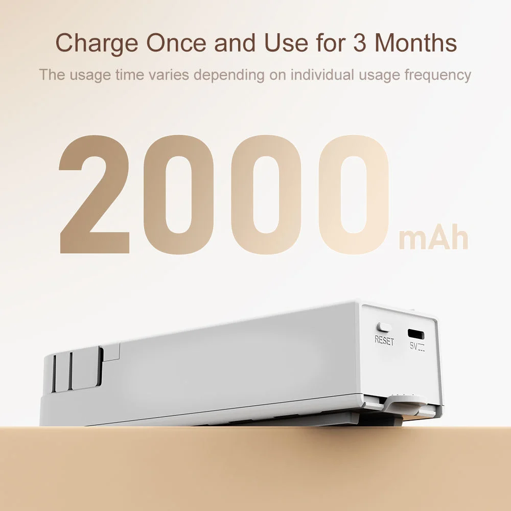 Blind Chain Motor with Chargeable 2000mAh Battery for 3 Months Use