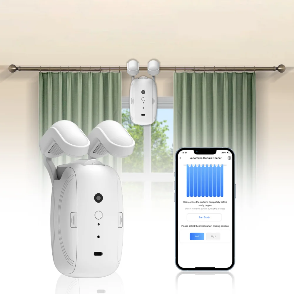 Curtain Robot with Smart Home Integration and Operation