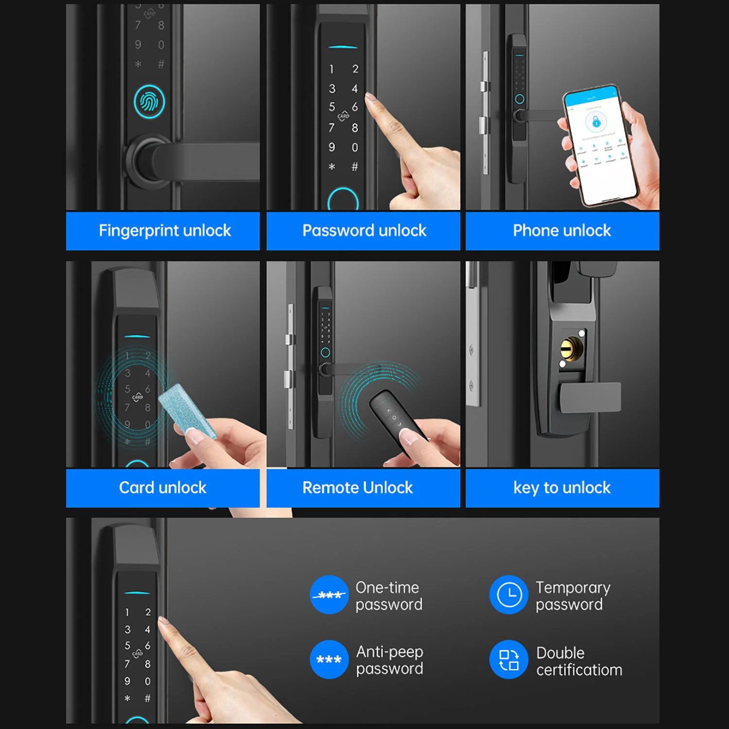 Sliding Glass Door Smart Lock LK-AL09 - Image 3