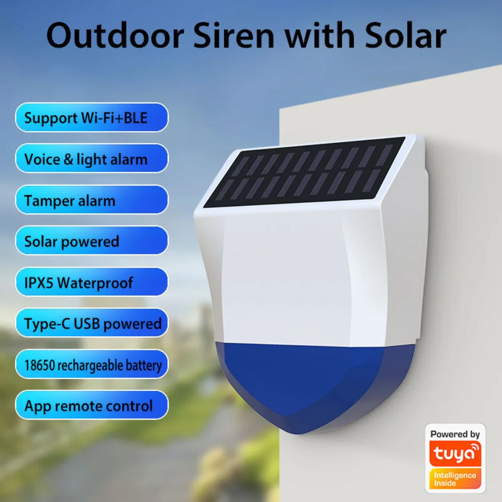 Outdoor Security Alarm Siren for Perimeter Protection Functions Overview