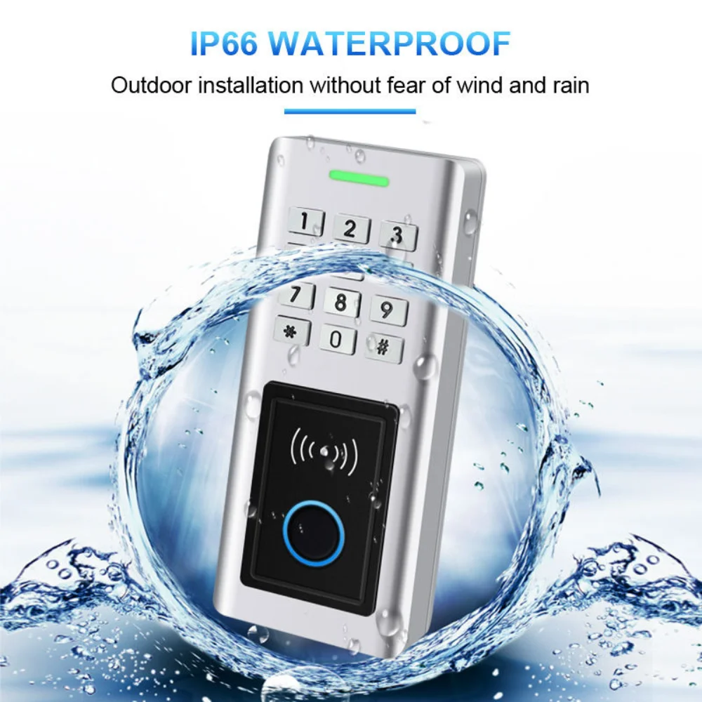 RFID Card Access Control System with Secure Card Readers in IP66 Waterproofing