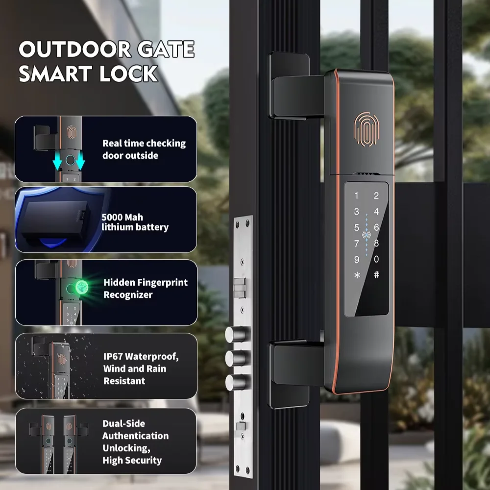 Smart Lock for Fence Gates Application