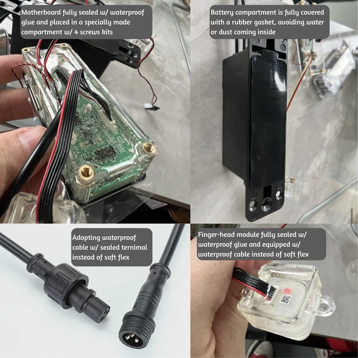 Smart Lock for Outdoor Gates Waterproof Protection Deatails