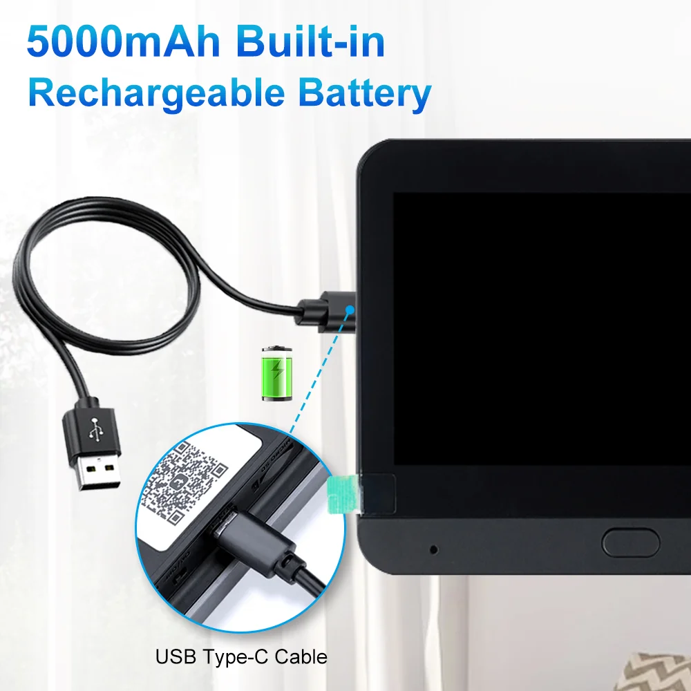 Wireless Peephole Camera with Rechargeable Battery