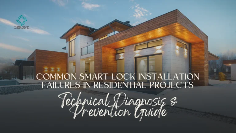 Common Smart Lock Installation Failures in Residential Projects_ Technical Diagnosis & Prevention Guide
