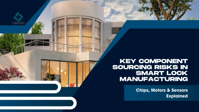 Key Component Sourcing Risks in Smart Lock Manufacturing_ Chips, Motors & Sensors Explained