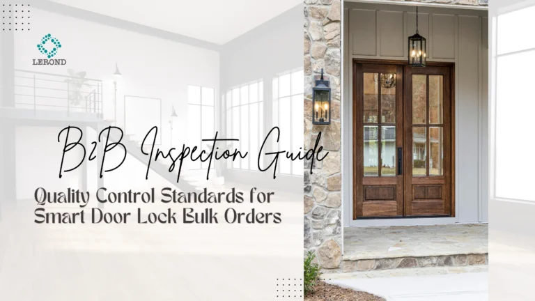 Quality Control Standards for Smart Door Lock Bulk Orders_ A Complete B2B Inspection Guide