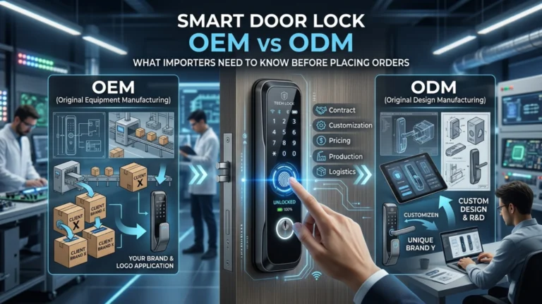 Smart Door Lock OEM vs ODM_ What Importers Need to Know Before Placing Orders
