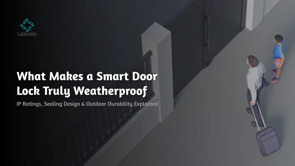 Weatherproof Smart Door Lock Standards IP Ratings, Sealing Design & Outdoor Durability Explained