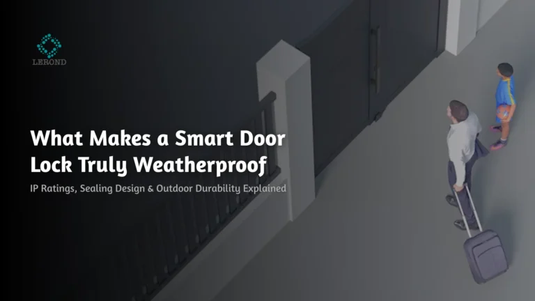 Weatherproof Smart Door Lock Standards IP Ratings, Sealing Design & Outdoor Durability Explained