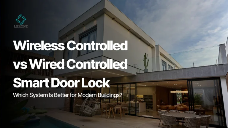 Wireless Controlled vs Wired Controlled Smart Door Lock_ Which System Is Better for Modern Buildings