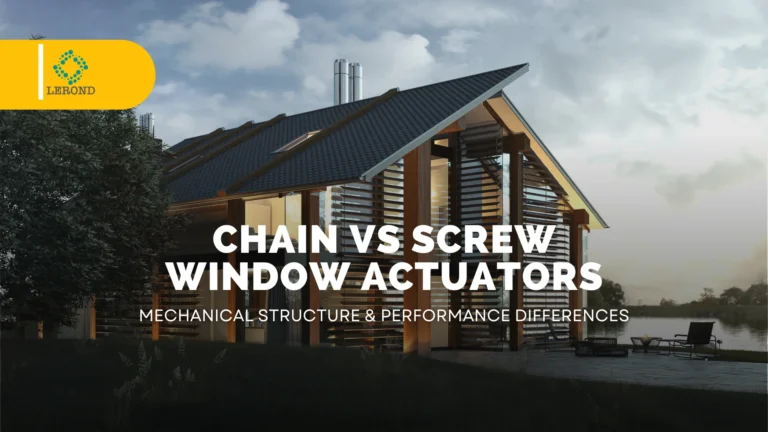 Chain vs Screw Window Actuators_ Mechanical Structure and Performance Differences