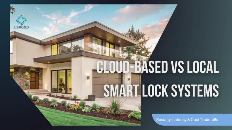 Cloud-Based vs Local Smart Lock Systems_ Security, Latency & Cost Trade-offs