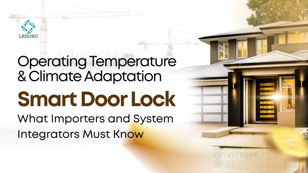 Smart Door Lock Operating Temperature & Climate Adaptation_ What Importers and System Integrators Must Know