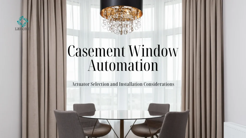 Casement Window Automation_ Actuator Selection and Installation Considerations