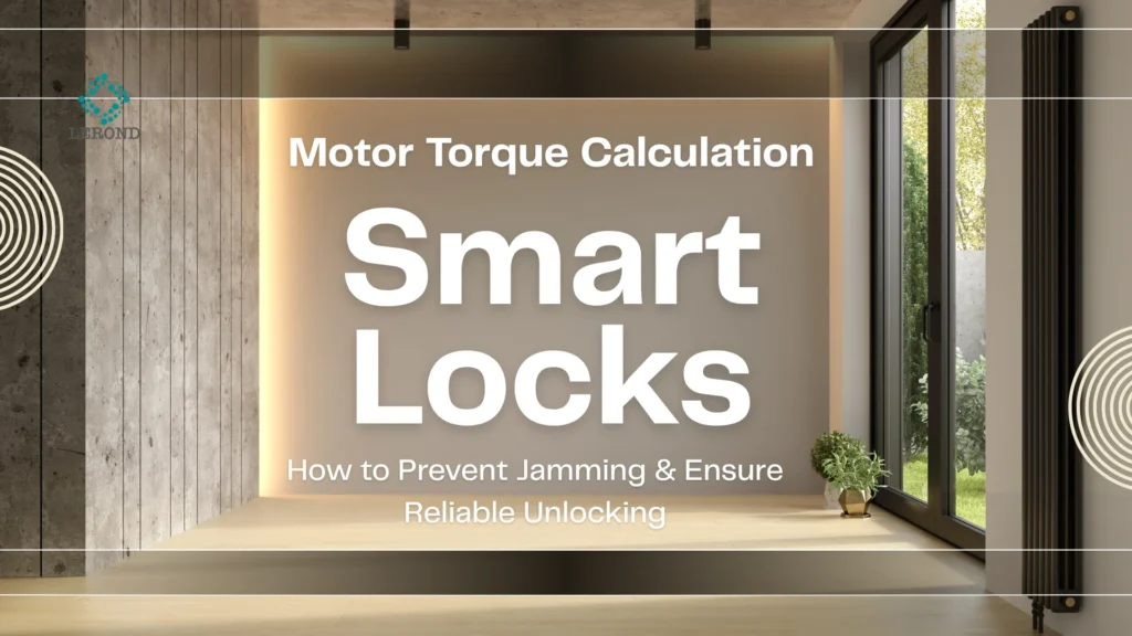 Motor Torque Calculation in Smart Locks_ How to Prevent Jamming & Ensure Reliable Unlocking