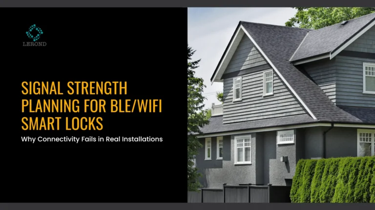 Signal Strength Planning for BLE_WiFi Smart Locks_ Why Connectivity Fails in Real Installations