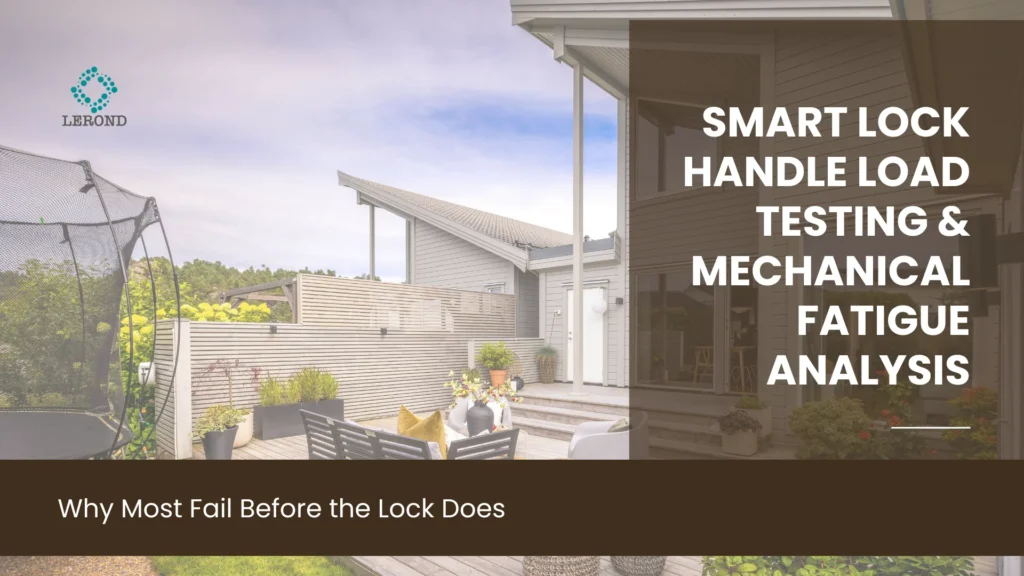 Smart Lock Handle Load Testing & Mechanical Fatigue Analysis_ Why Most Fail Before the Lock Does