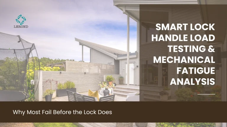 Smart Lock Handle Load Testing & Mechanical Fatigue Analysis_ Why Most Fail Before the Lock Does
