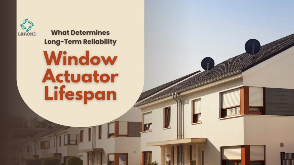 Window Actuator Lifespan_ What Determines Long-Term Reliability