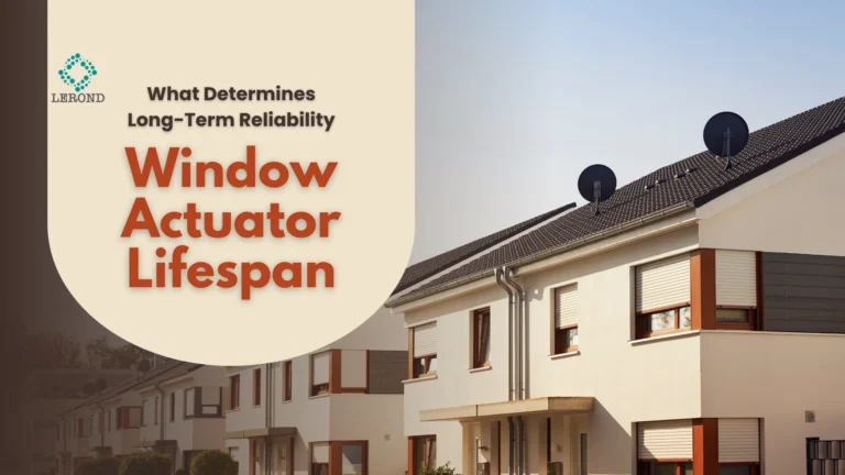 Window Actuator Lifespan_ What Determines Long-Term Reliability