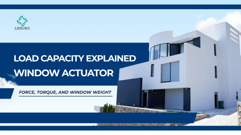Window Actuator Load Capacity Explained_ Force, Torque, and Window Weight