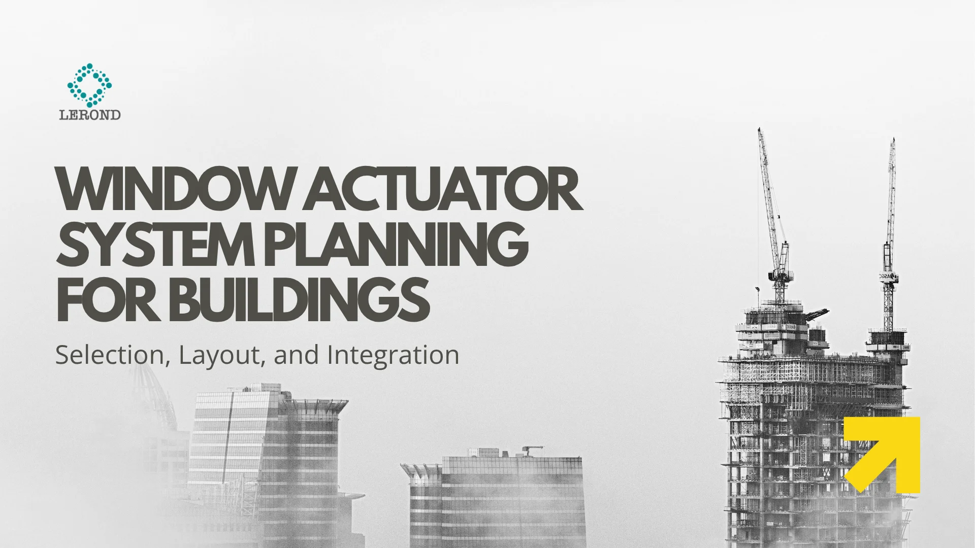 Window Automation System Planning a Window Automation System for Buildings | Architecture ...