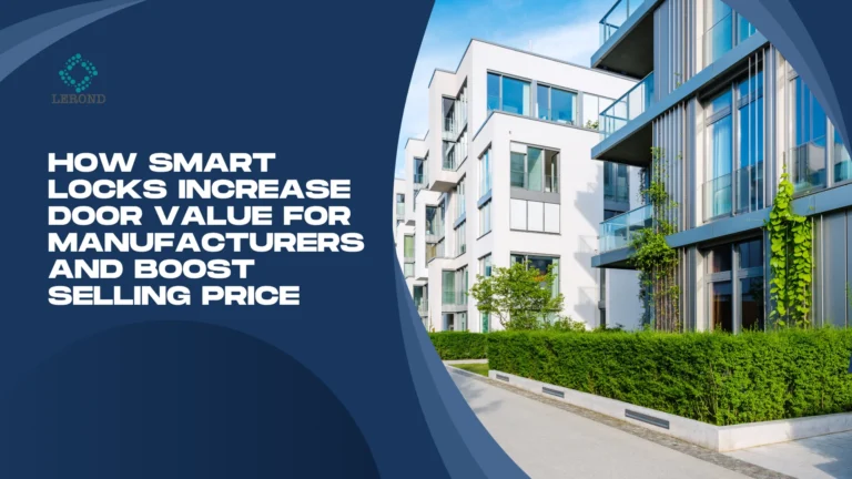 How Smart Locks Increase Door Value for Manufacturers and Boost Selling Price
