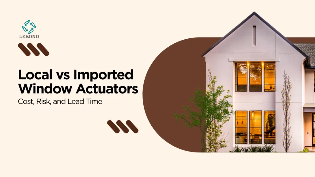 Local vs Imported Window Actuators_ Cost, Risk, and Lead Time